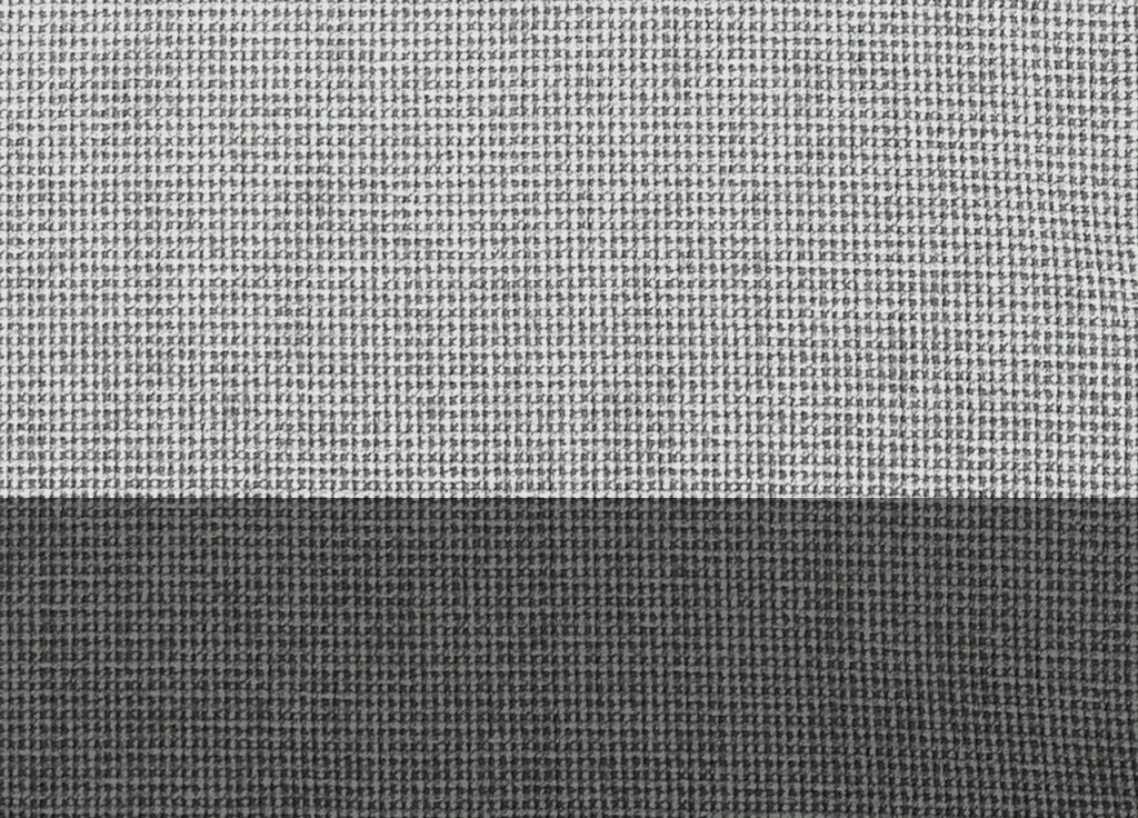 Copritavolo Salotto/Cucina Cinigliato Bordo Applicato Modello Intreccio - 90x90 - Grigio