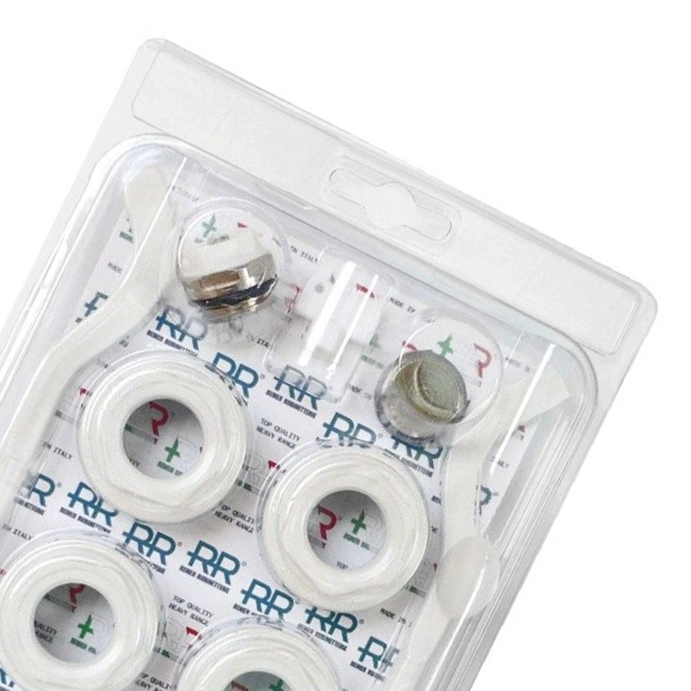 Kit per radiatori in alluminio white cromo