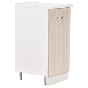 Mobile Base Cucina Componibile Minimal Colore Olmo con 1 Anta e 2 Scomparti