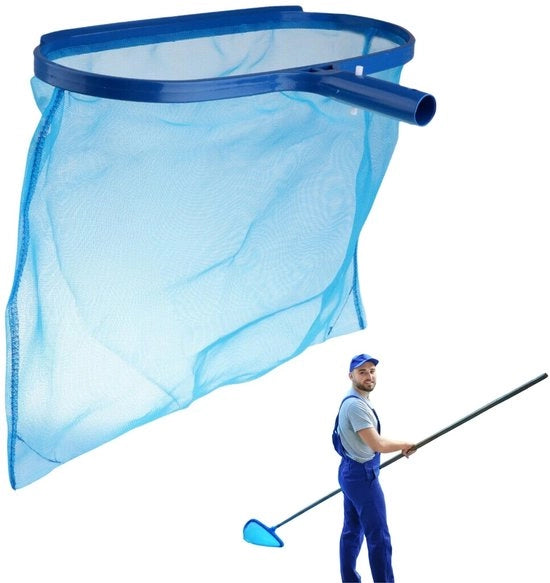 Raccoglitore per piscina - Retino per piscina - Spazzolone per piscina - Raccoglitore per acqua - Manutenzione - Leggero e duraturo.