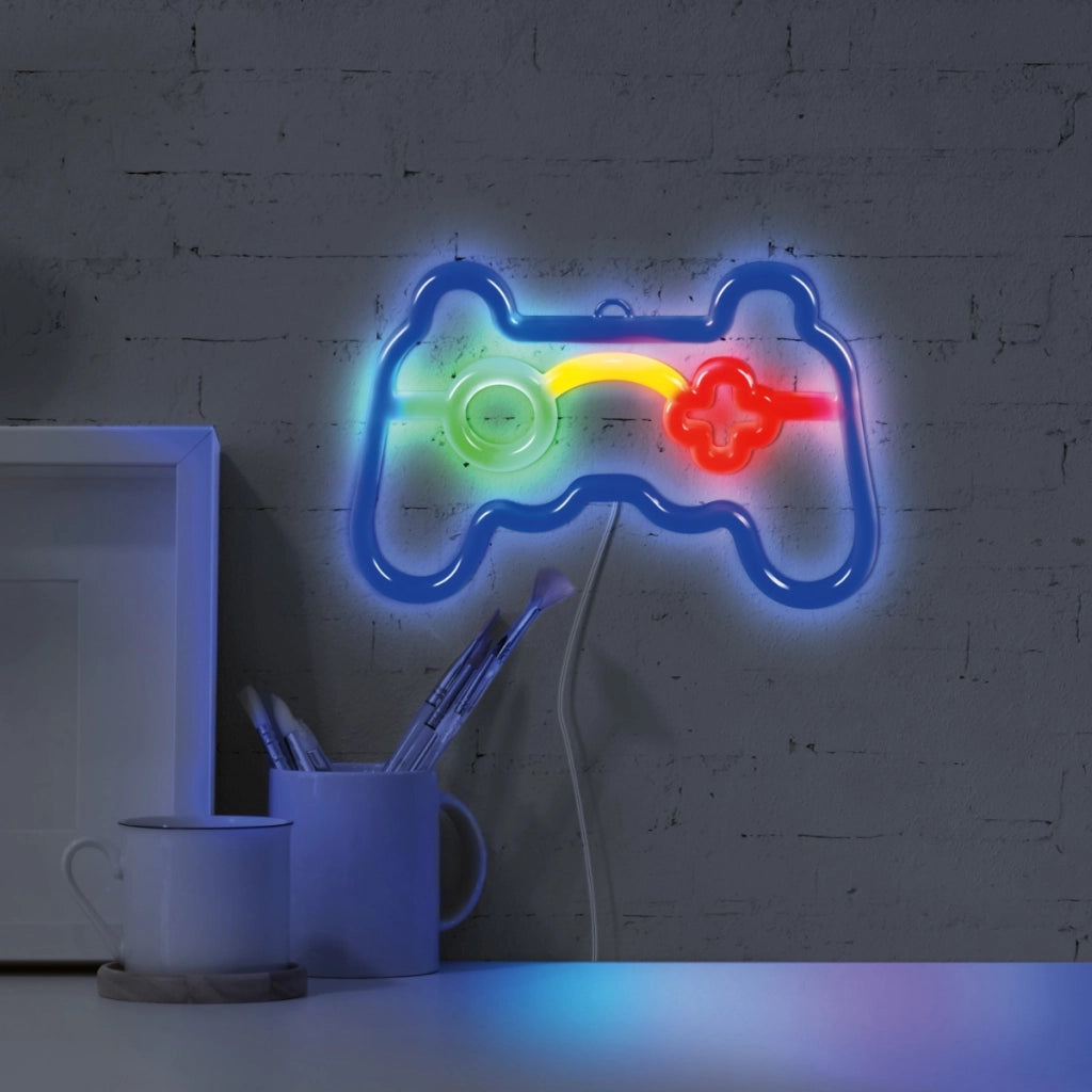 Applique neon bimbi Gamepad LED 3W USB/batterie Polux