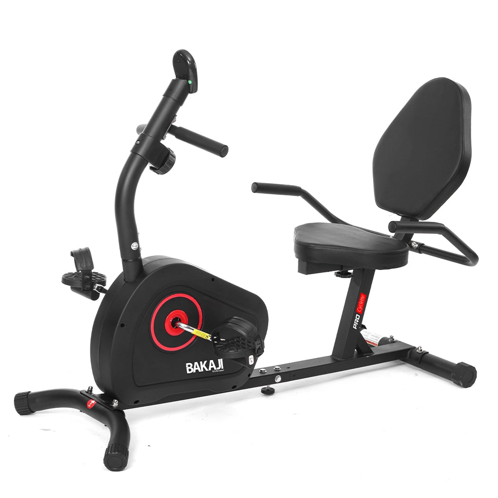 Cyclette da Seduta con 8 Livelli Potenza Bici Ergonomica per Allenamento Fitness