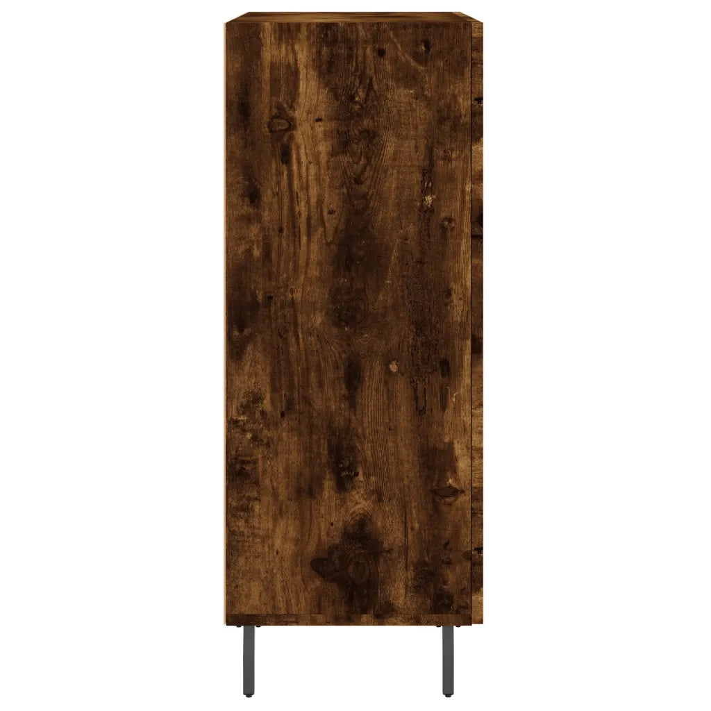 Credenza-Buffet-Armadio da cucina Rovere Fumo 69,5x34x90 cm in Legno Multistrato 186908
