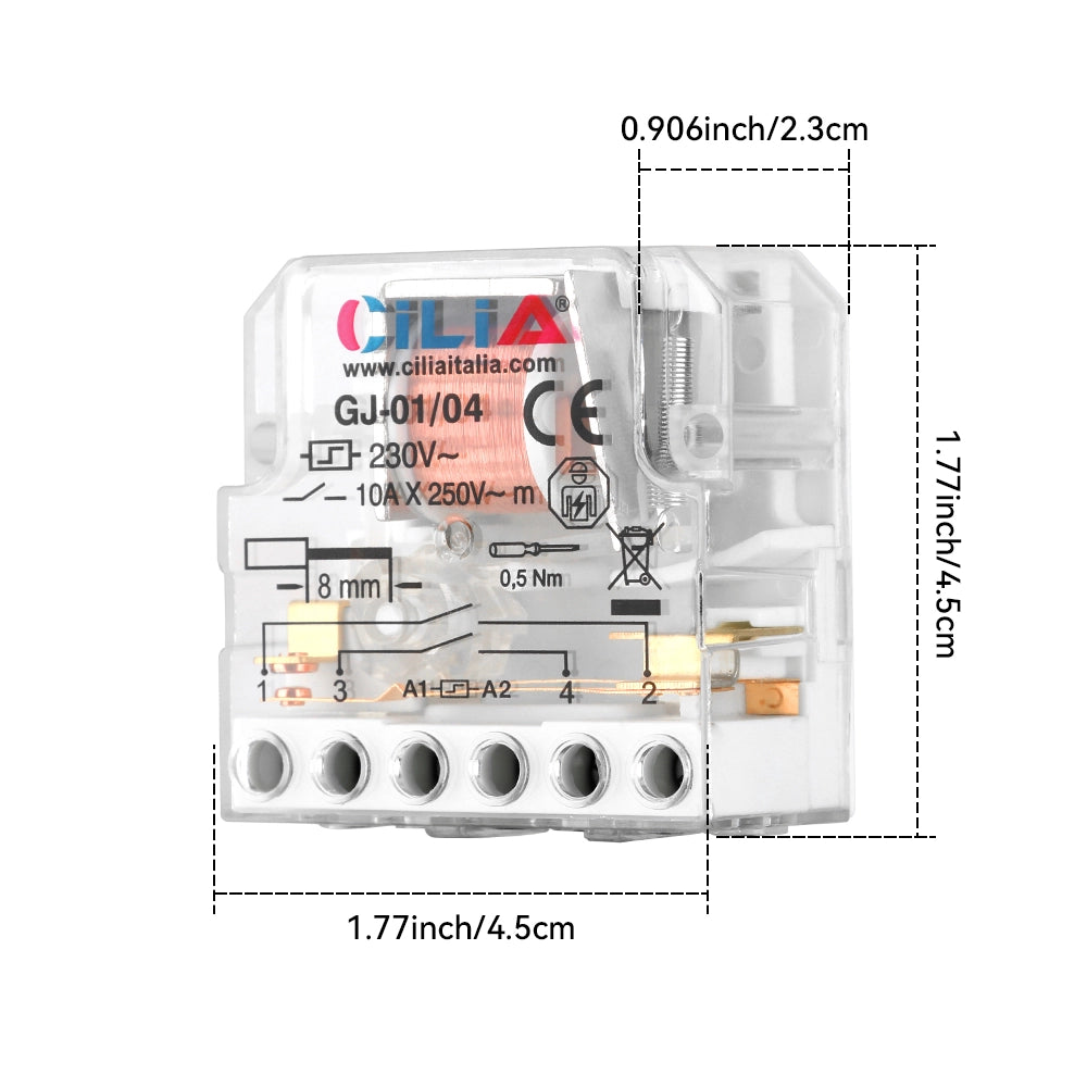 Rel¨¨ Commutatore ad Impulsi 230V 10A ¨C Minimal ¨C Tipo 26.08