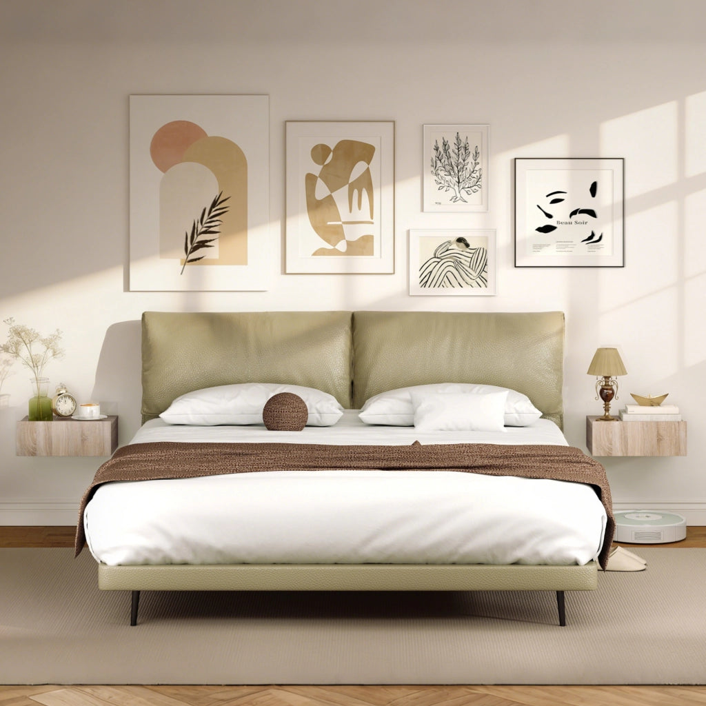 Comodino da Parete Sospeso ¨C Xylo ¨C 2 Pezzi con Cassetto Rovere 40x30x15cm