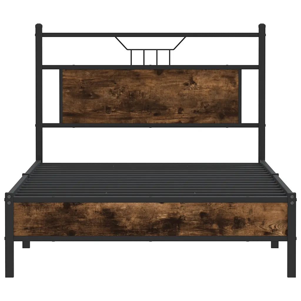 Giroletto senza Materasso Rovere Fumo 100x200 cm in Truciolato 4106885