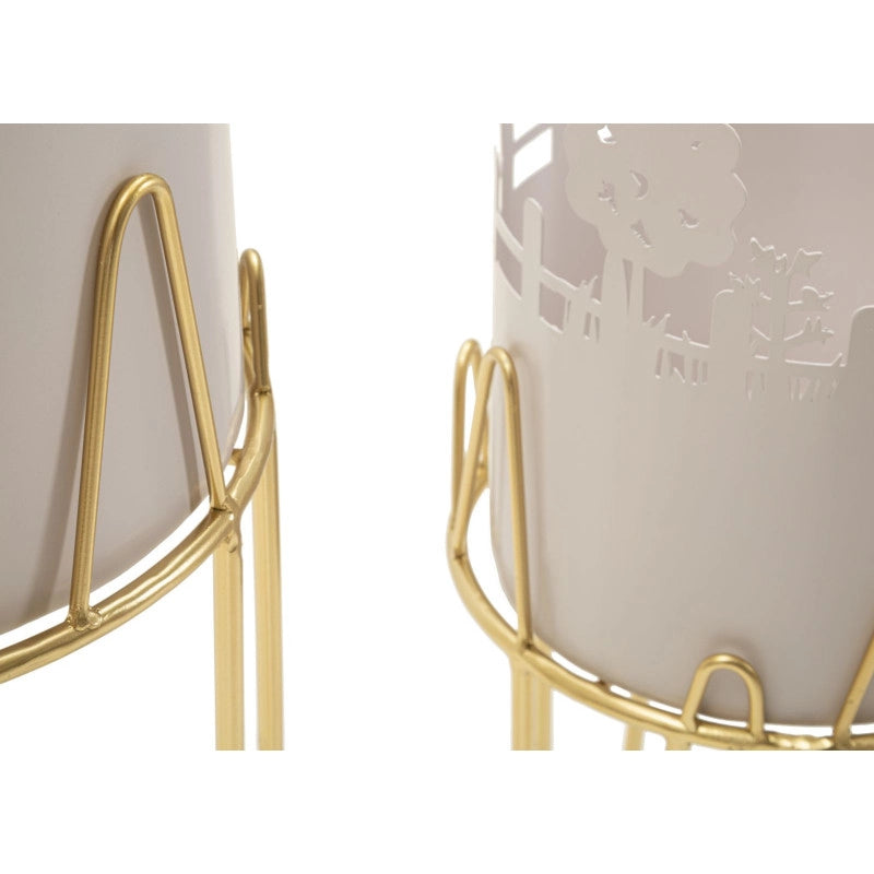 Porta Vasi Tree Coppia cm ø 27x79-22,8x62