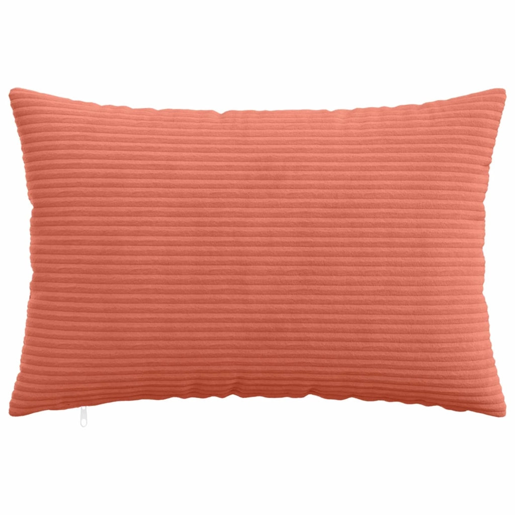 Federa 2 pcs HEERLEN Rosso Arancio 40 x 60 cm corduroy 909215