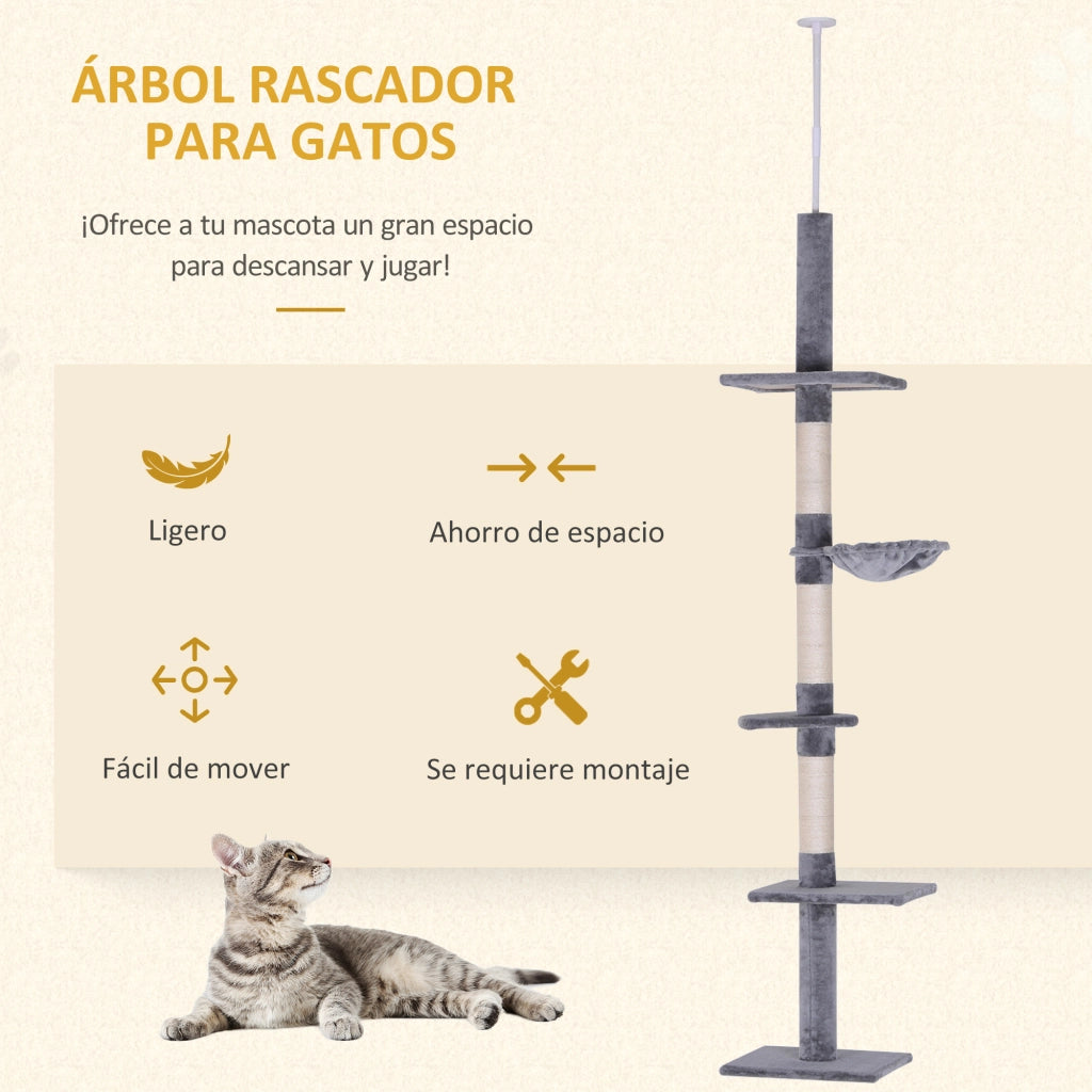 Albero per Gatti ¨C Minimal ¨C Grigio