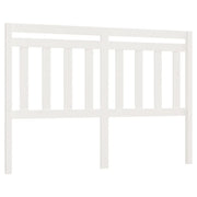 Testiera | Testata per Letto Bianca 156x4x100cm in Legno Massello di Pino