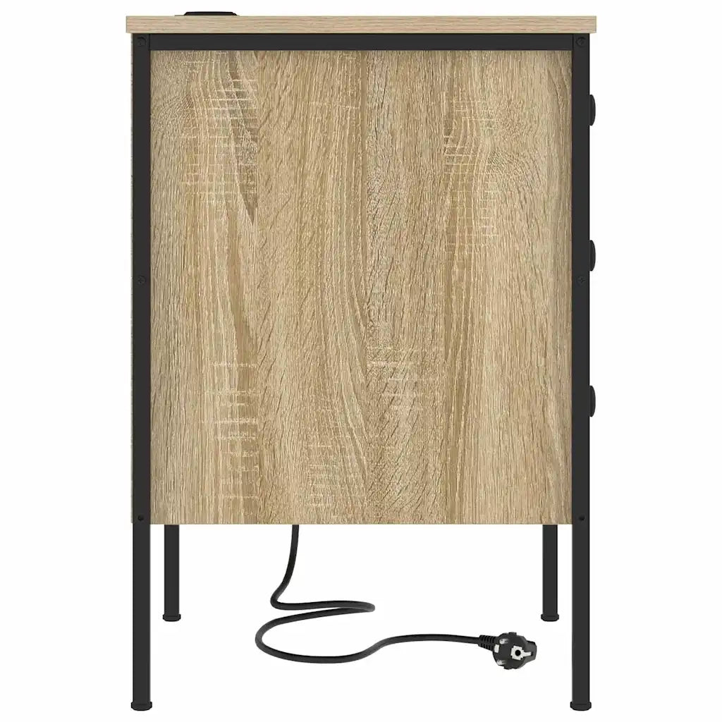 Armadio da Notte con cassetto Rovere Sonoma 42 x 41 x 61 cm 859482