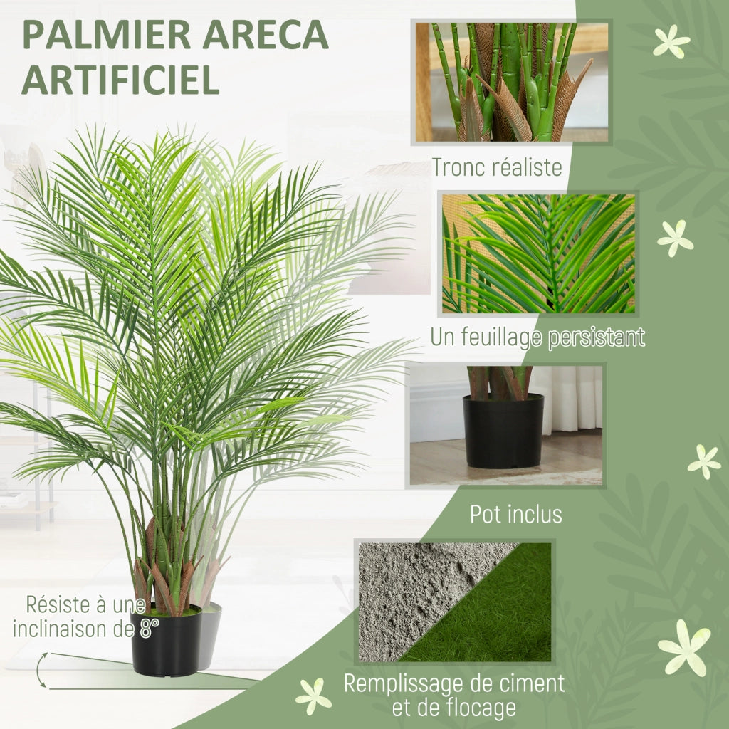 Palma artificiale con vaso ¨C zephmum ¨C verde 120 cm