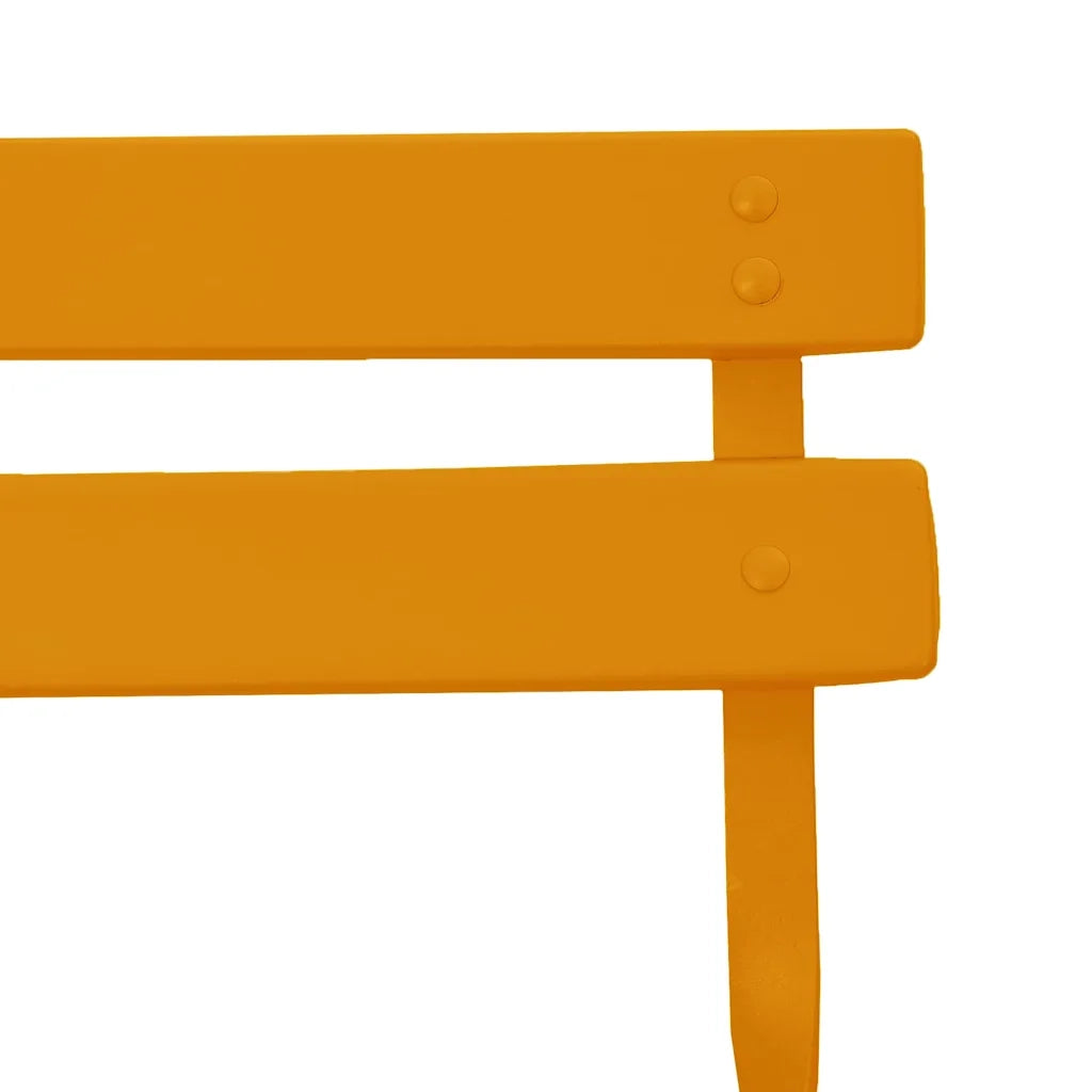 Sedia Pieghevole da Giardino 2 pcs Senape 42 x 46 x 82cm 42002957