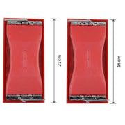 Trade Shop - Supporto Carta Vetrata 2pz Smerigliatrice Levigatrice Manuale 100x210 160x58 Mm -