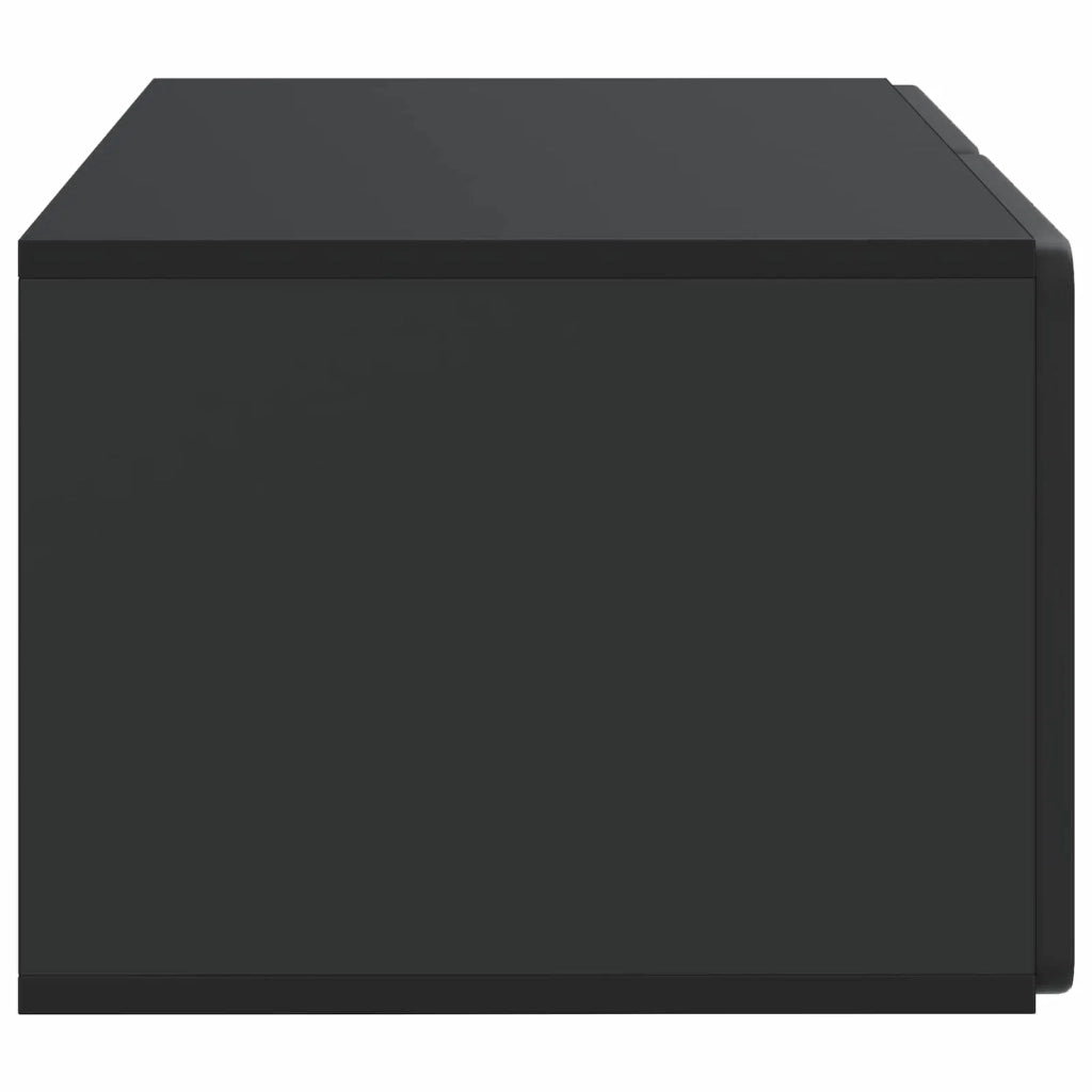 Mobile Porta TV da Muro-Credenza per TV sospesa Nero 59,5 x 41 x 30 cm 368975