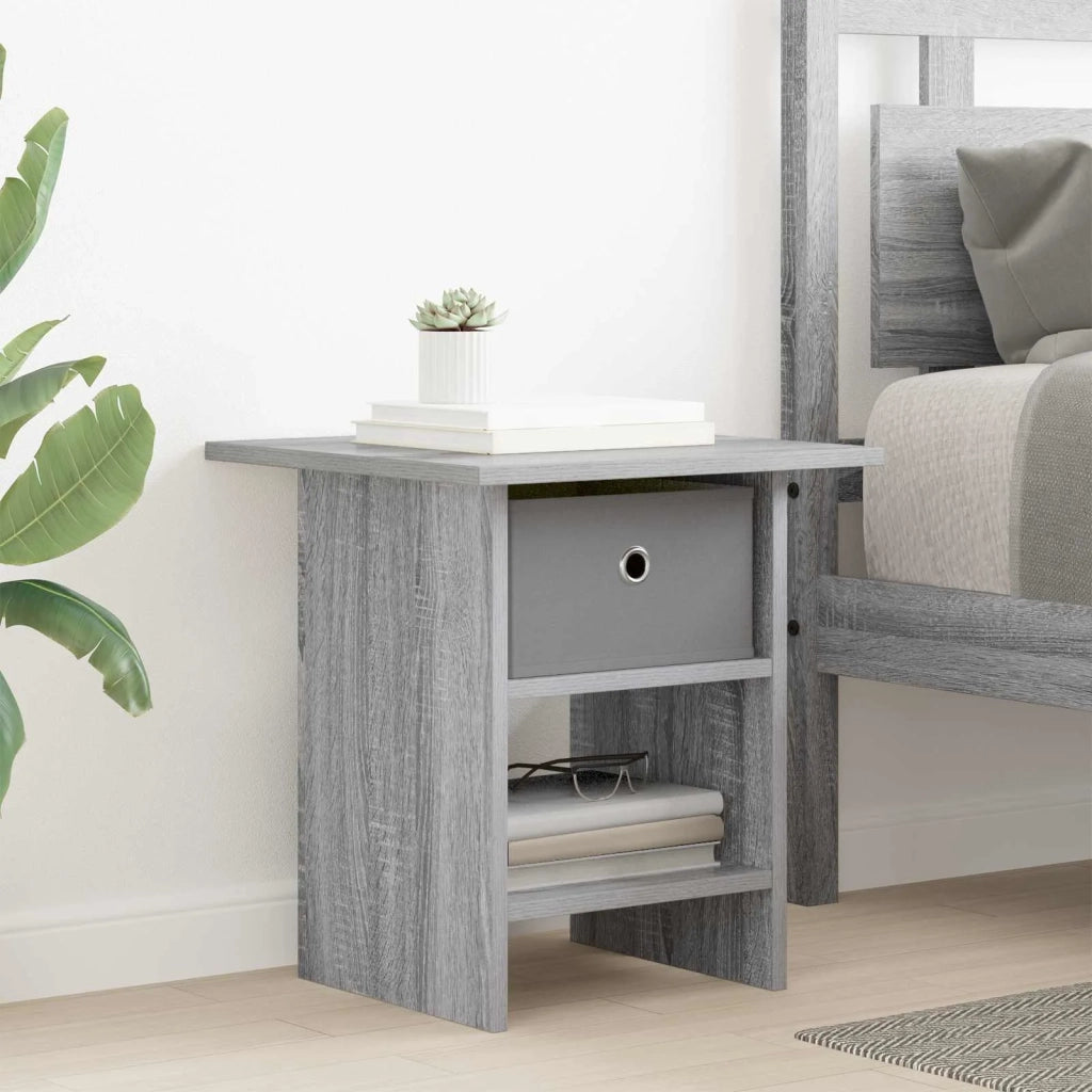 Comodino | Armadio da Notte | Mobiletto da notte Grigio Sonoma 41 x 40 x 45 cm Legno multistrato