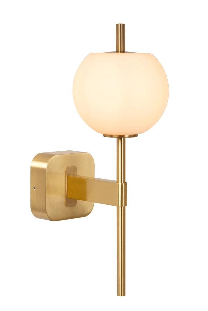 Applique bagno ELDA 1xG9 oro vetro sfera IP44 Lucide