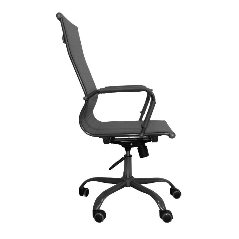 Poltrona da ufficio NuviaH con schienale altro colore grigio