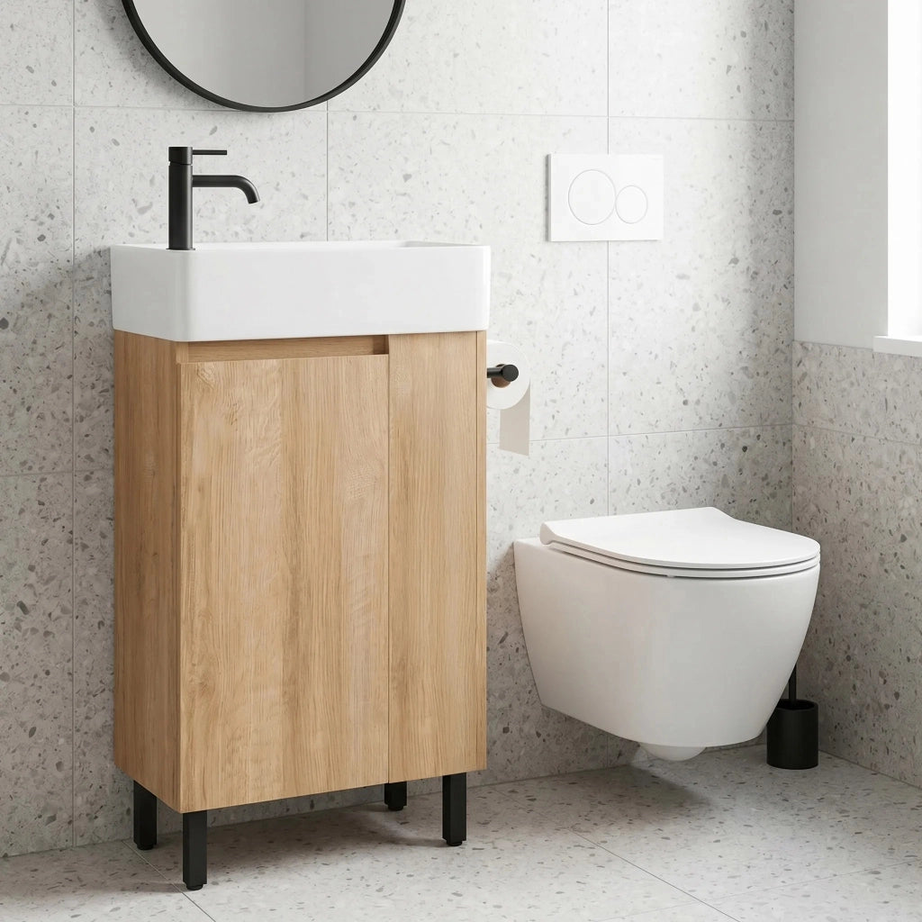 Mobile Da Bagno Con Lavabo Rea Astra 43cm
