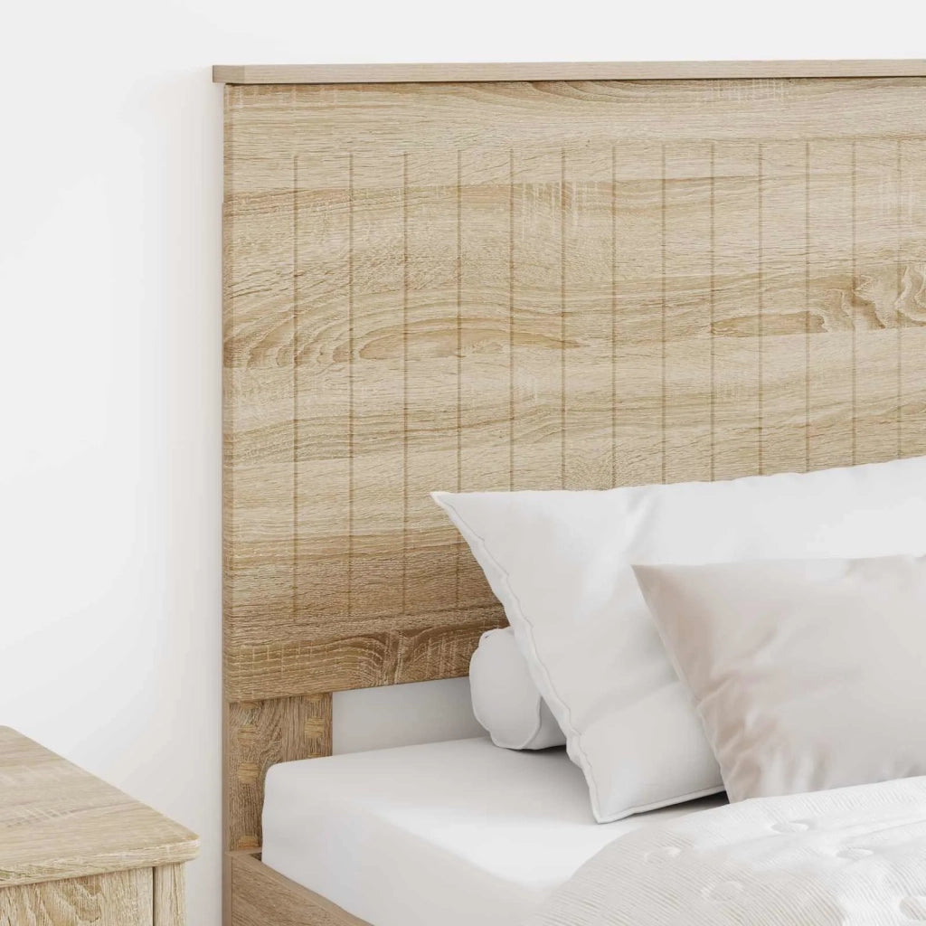 Testiera | Testata con Testiera | Testata Rovere Sonoma 90 cm Legno multistrato