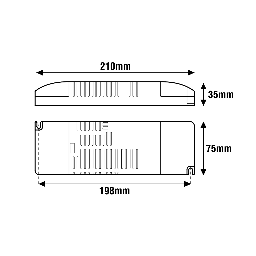 Alimentatore Dimmerabile 150W 24V LEF LIGHTING Per strisce LED
