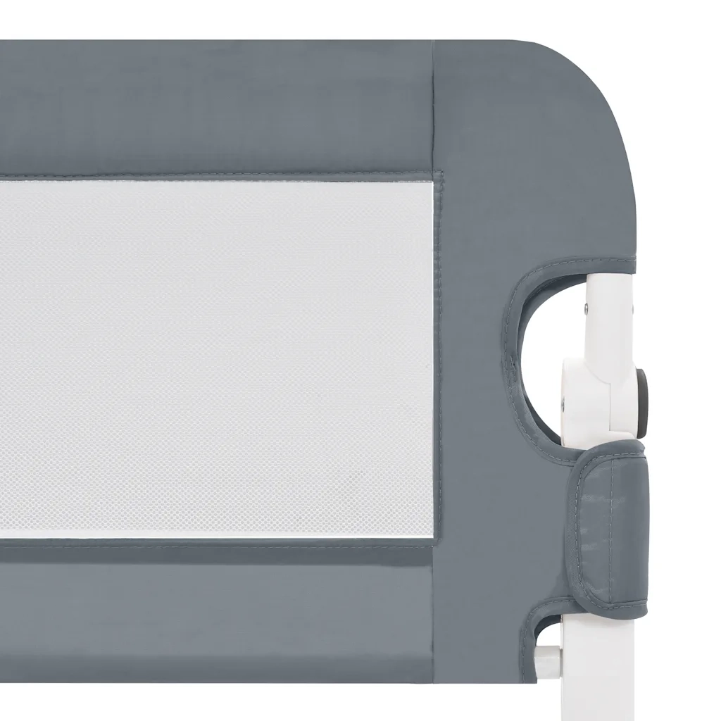 Sponde Letto di Sicurezza Bambini Grigio 150x42cm in Poliestere CFW3207364
