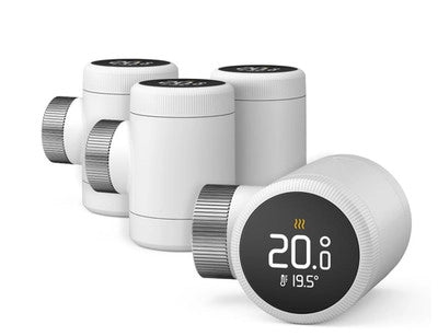 Tado Testa termostatica Intelligente X quattro pack. Controllo multistanza. Wi-fi. Matter. Assistenti vocali google e alexa