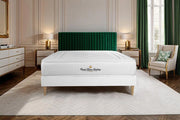 Kit rete e materasso LANCASTER 120x190cm - Spessore : 22cm - molle insacchettate e memory foam - Rigido, 3 zone di comfort