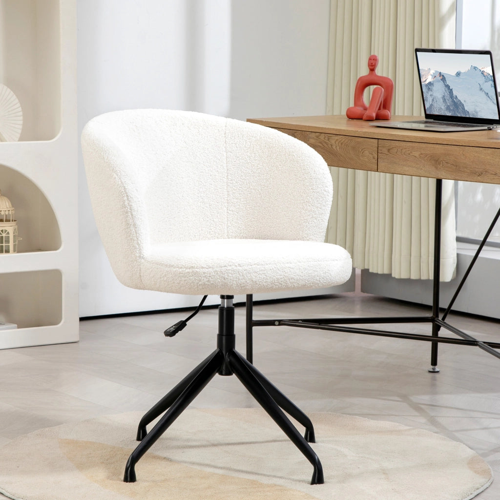Sedia da ufficio ergonomica ¨C zephmum ¨C tessuto bianco