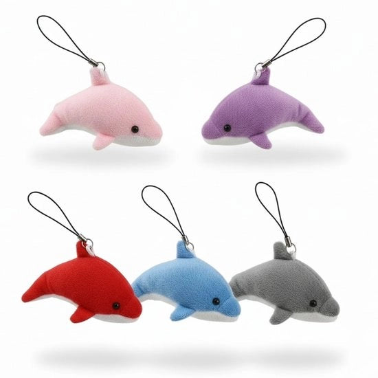 Maniglia da Parete in Plastica con Mini Delfino - Peso Leggero - Tessuti Soffici - Progettata con Stile
