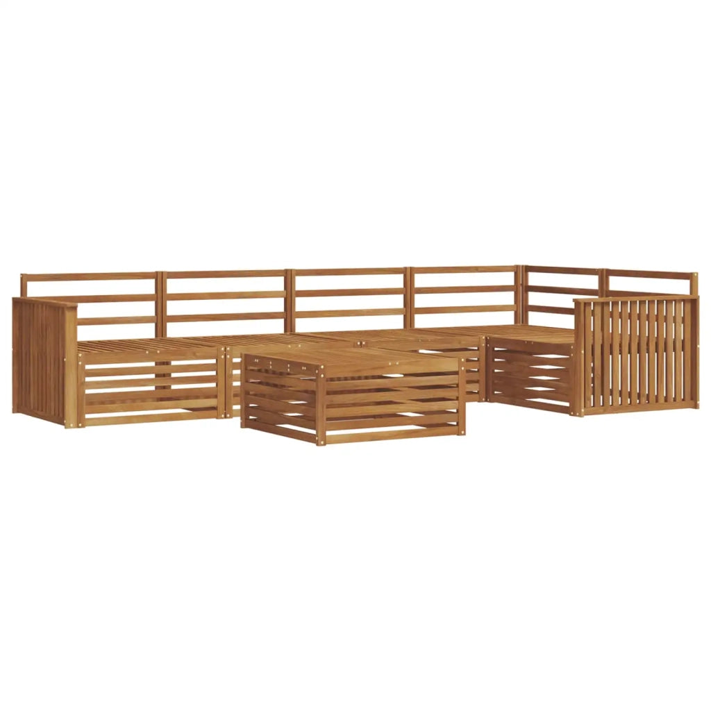 Set di divani da esterno 6 pcs Naturale 3373494