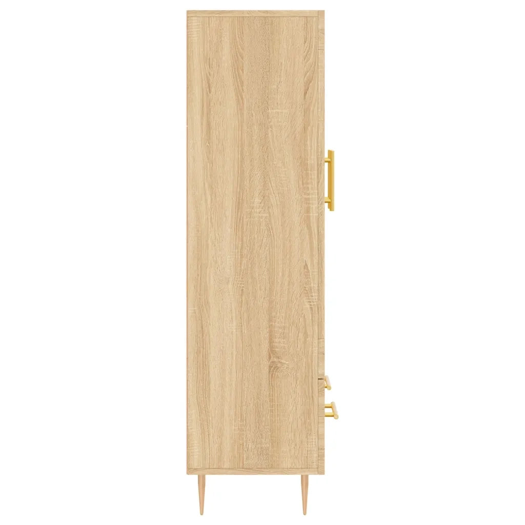 Credenza | Madia | Buffet da pranzo | Armadio da pranzo Rovere Sonoma 69,5x31x115 cm in Legno Multistrato