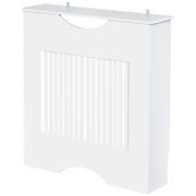 Copritermosifone Bianco in MDF con Piano ¨C zephmum ¨C 78x19x82 cm