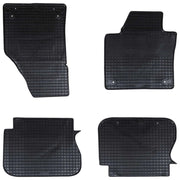 Tappetino per Auto 4 pcs Nero Gomma 42029138
