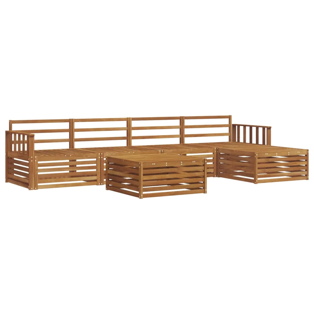 Set di divani da esterno 6 pcs Naturale 3373329