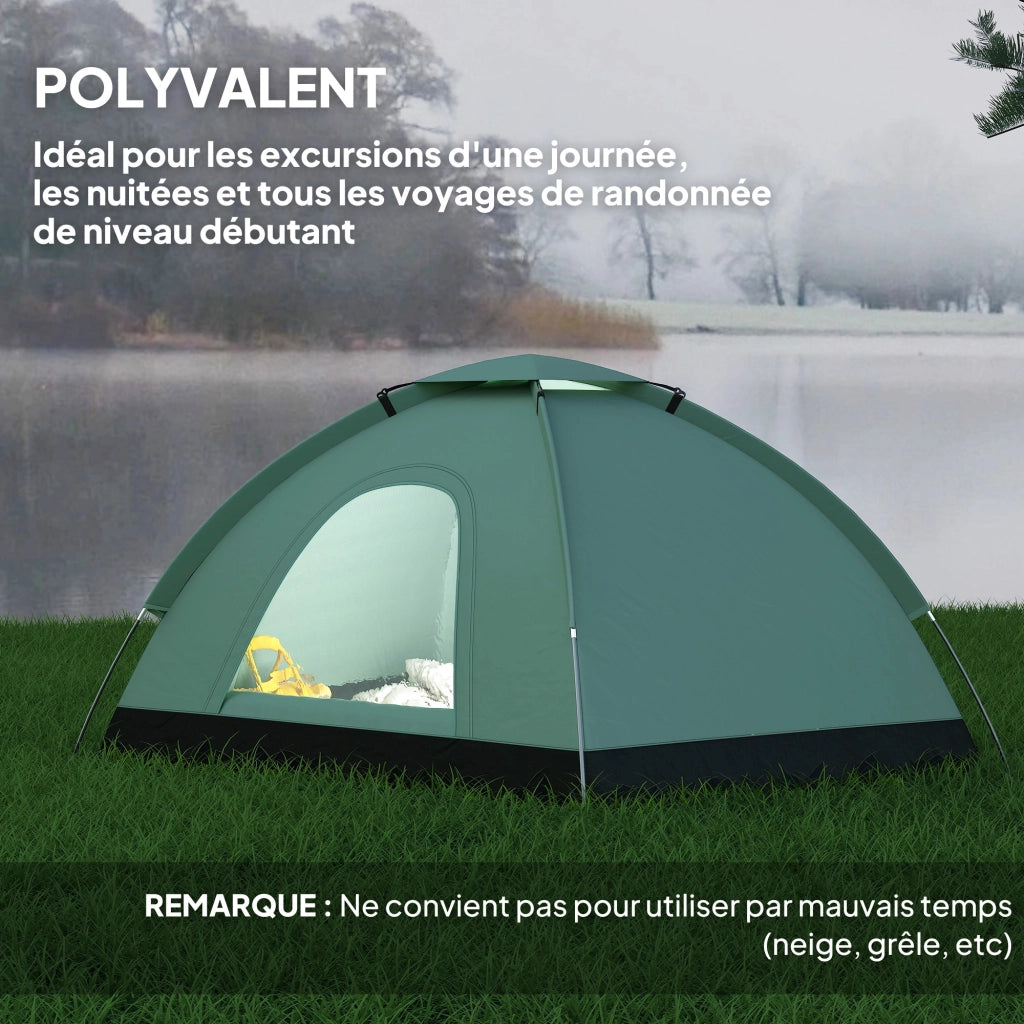 Tenda da campeggio 2 persone ¨C zephmum ¨C mimetica, a cupola, leggera, ventilata