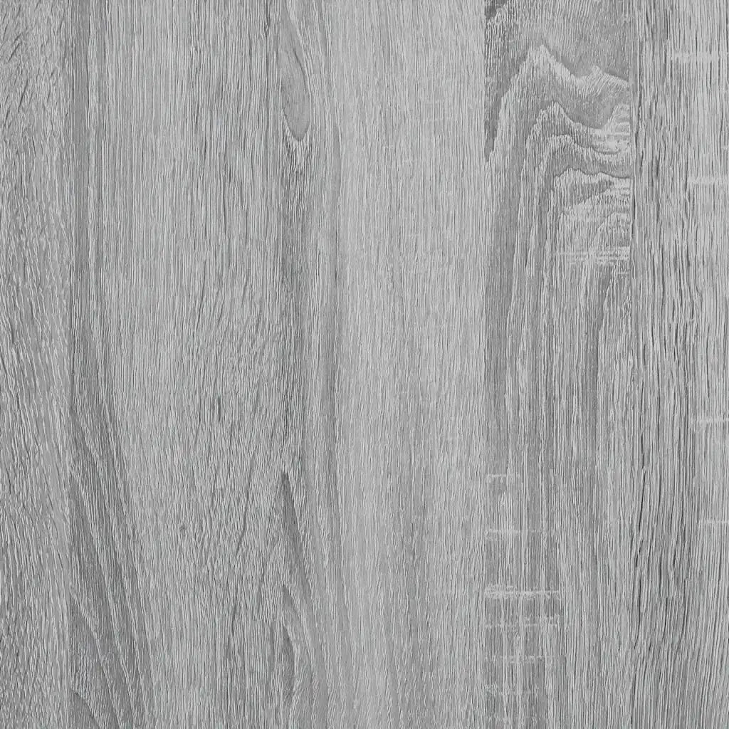 Libreria-Scaffale per Libri-Mobile di Stoccaggio Grigio Sonoma 60x24x85 cm in Legno Multistrato