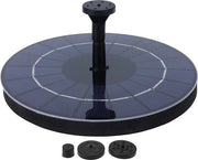 Pompa solare per vasca per uccelli con 4 uscite - pompa solare autonomo per vasche da bagno, giardini e laghi.