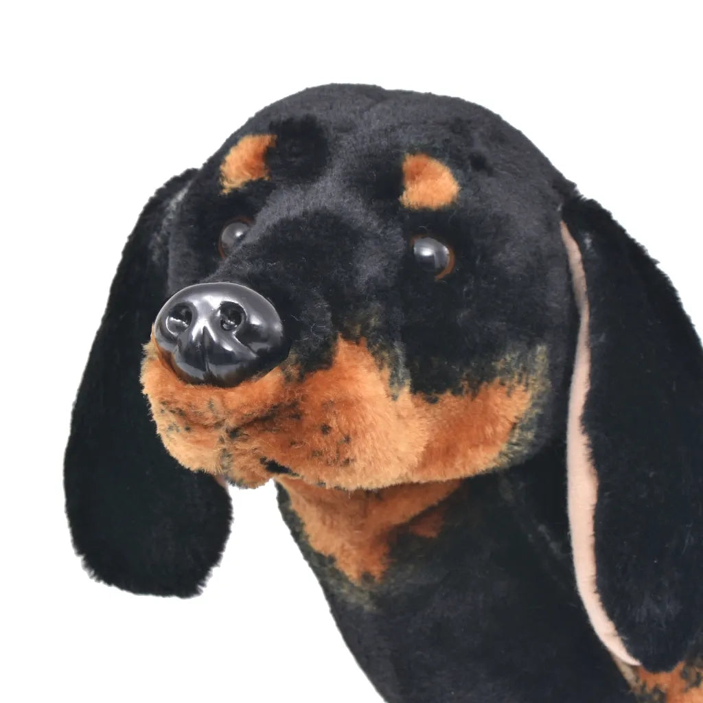 Cane Bassotto in Peluche in Piedi Nero XXL 91333
