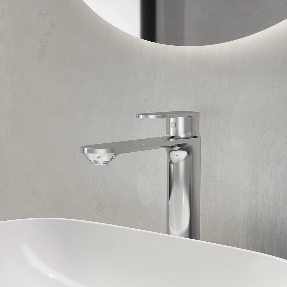 Set miscelatori: lavabo alto bidet senza scarico e incasso doccia c/deviatore cromato | Kerry