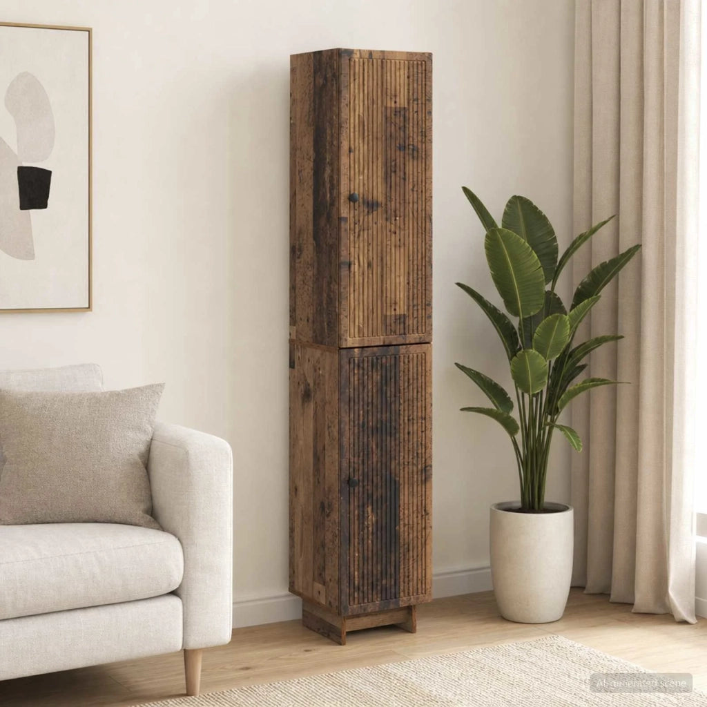 Set di armadi 2 pcs Legno antico 34,5 x 33 x 90 cm 3416374
