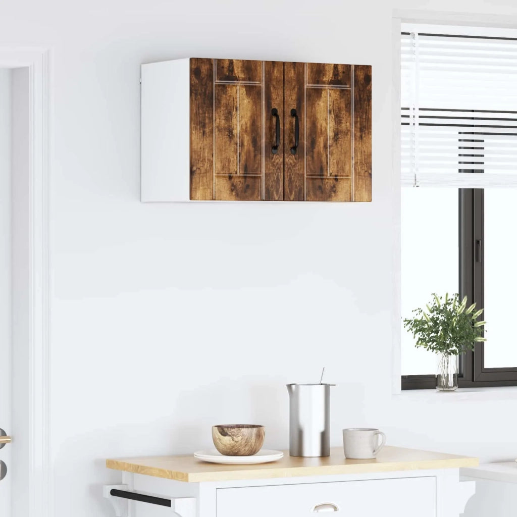 Pensile da cucina | Armadietto a muro LUCCA 2 pz Rovere Fumo 30 x 31 x 40 cm