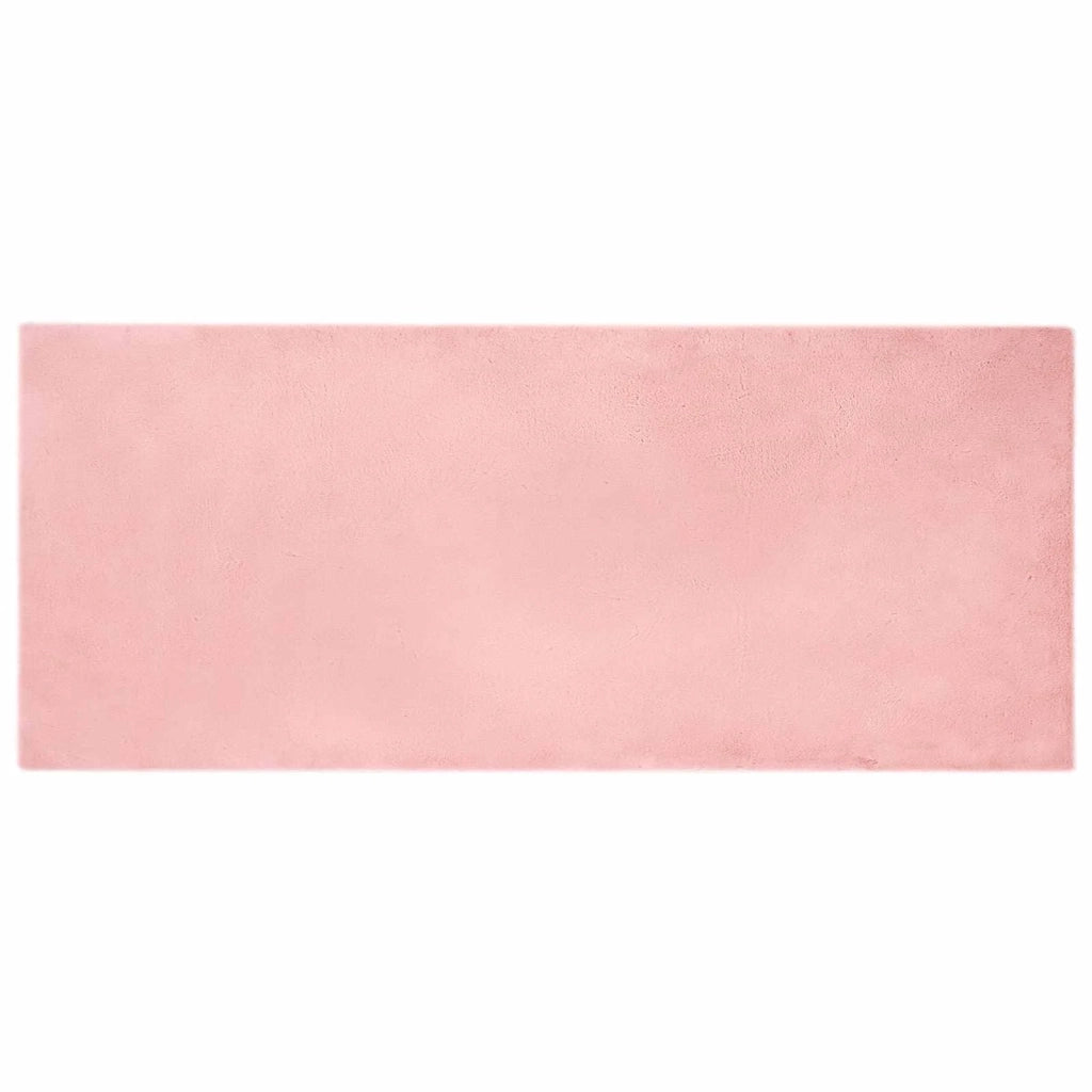Tappeto antiscivolo in sintetica di coniglio OLITE Rosa 42021699