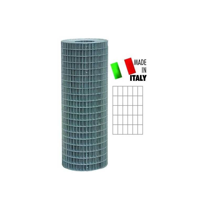 Rete Elettrosaldata Zincata 75X60 Mm.1,70 Mt.10 H.Cm. 150