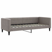 Letto singolo | Letto per adulti | Letto da Giorno Tortora 80x200 cm in Tessuto