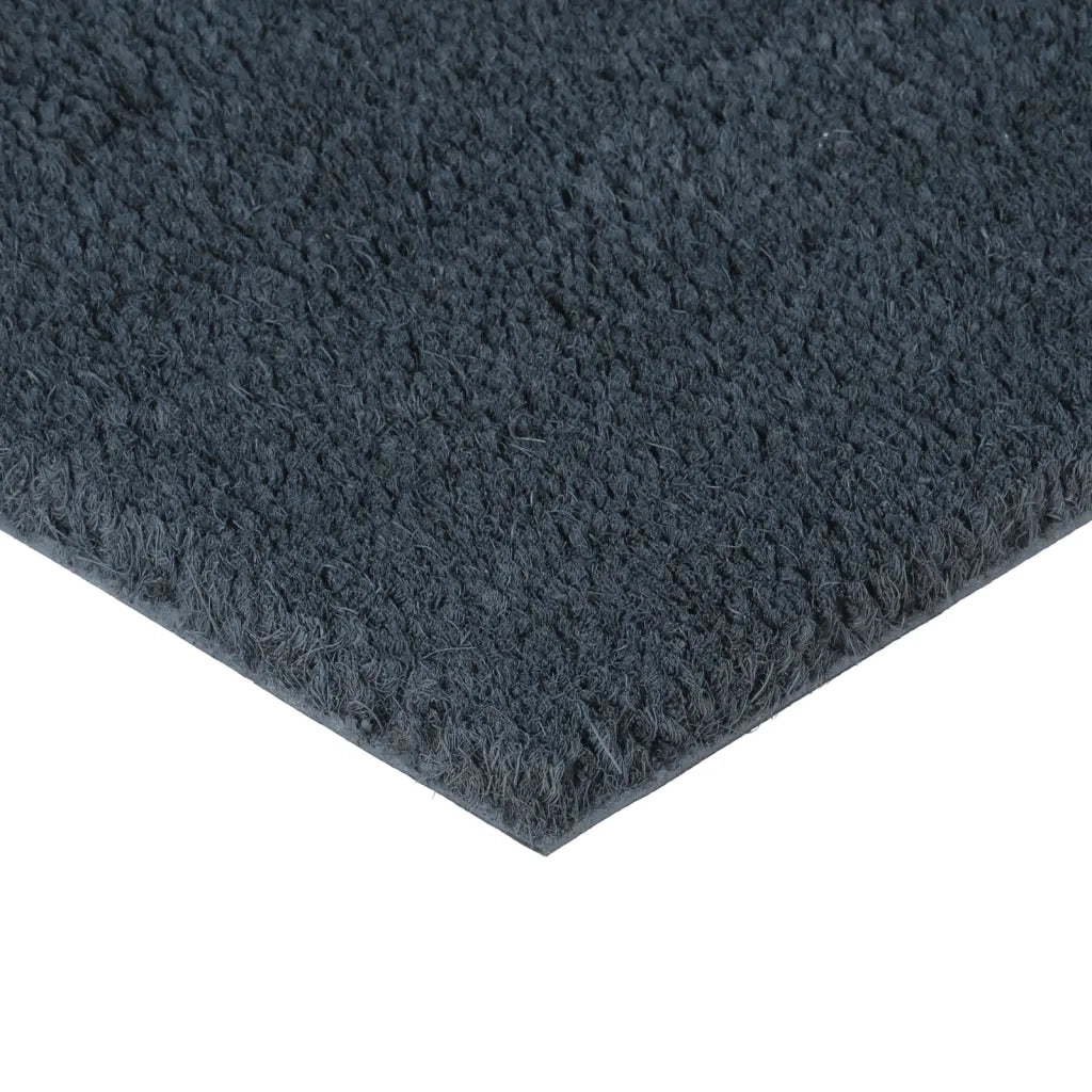 Zerbino | Tappetino Grigio Scuro 65x100 cm Fibra di Cocco
