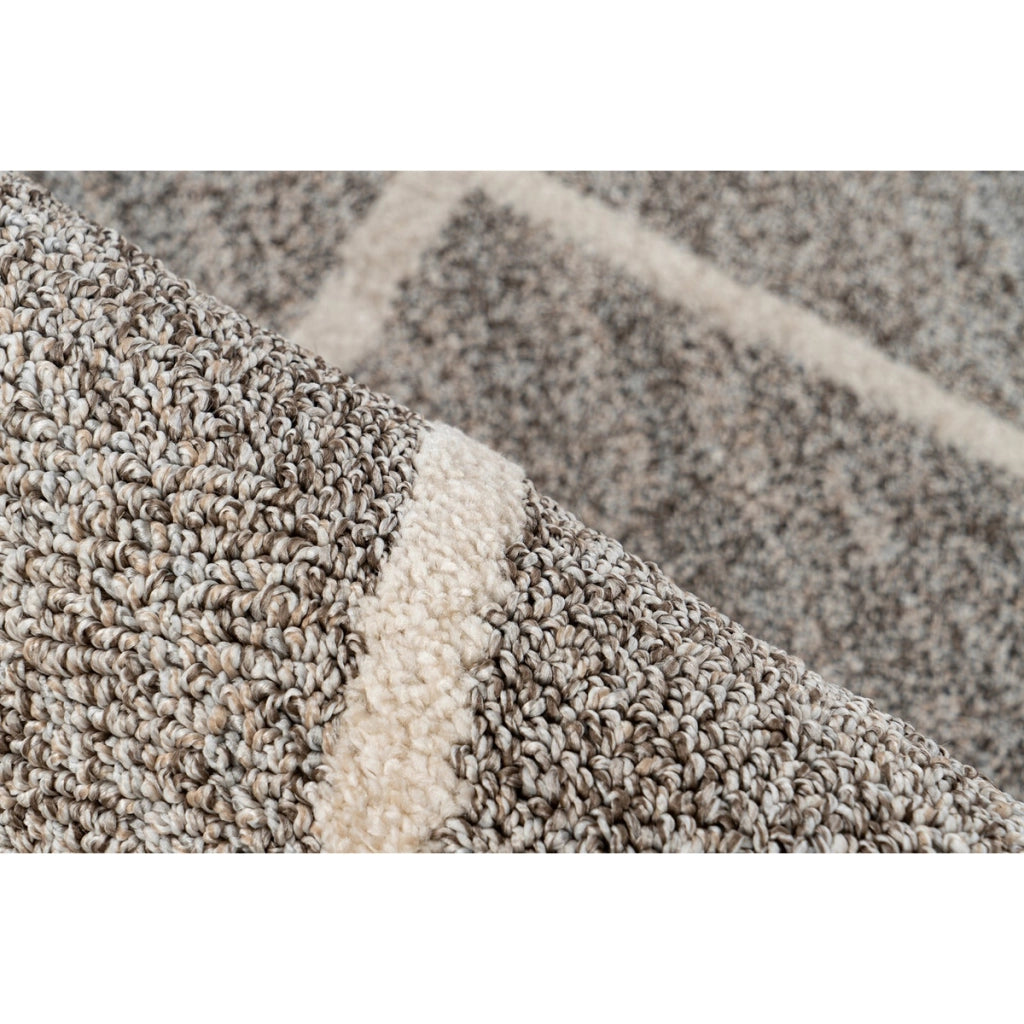 Tappeto moderno Rhombus 200 marrone e beige