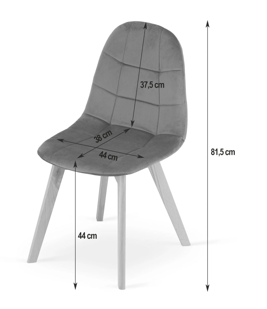 Sedia Valora NUUC in velluto verde scuro, design ergonomico