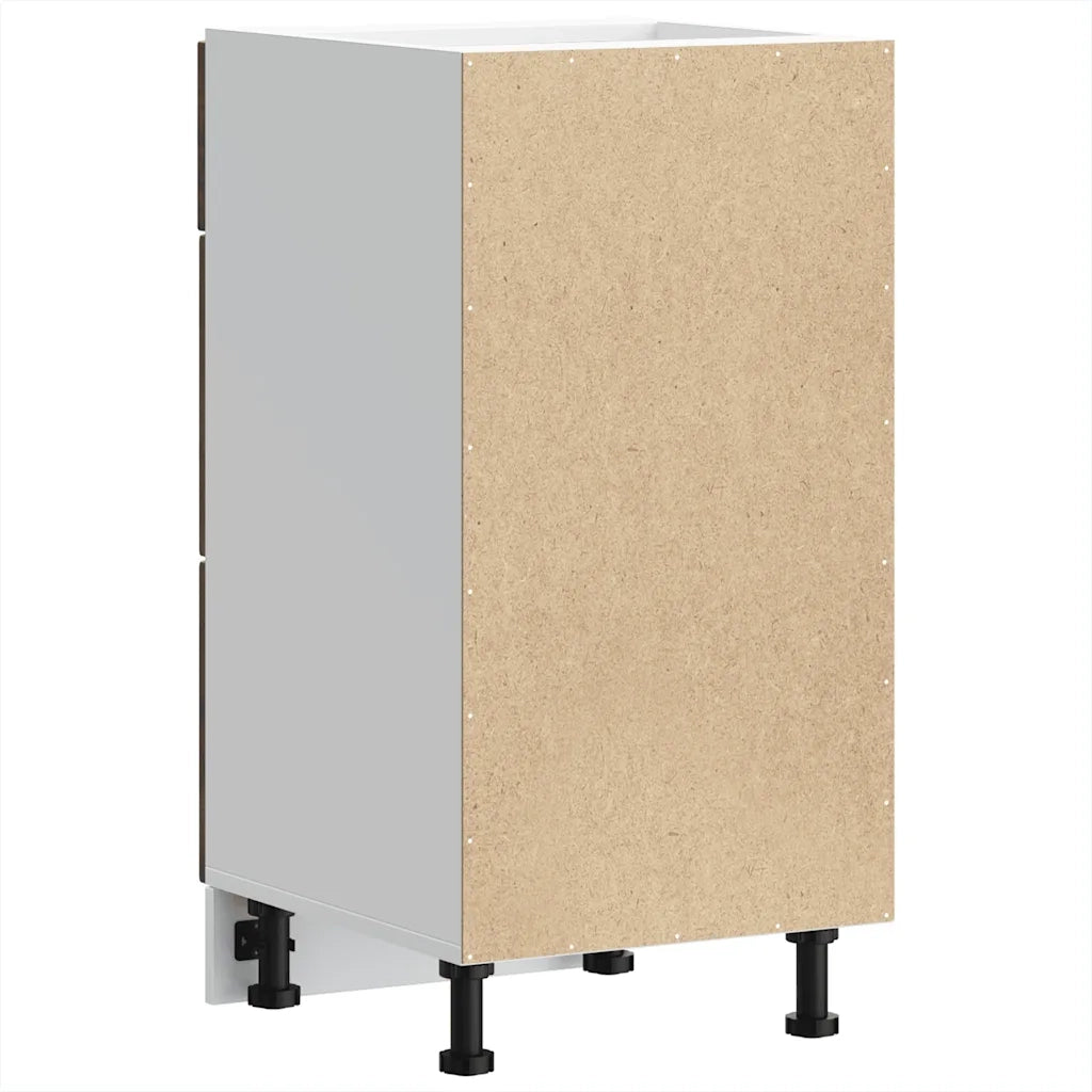 Base da Cucina Porto Rovere Fumo in Legno Multistrato 854225