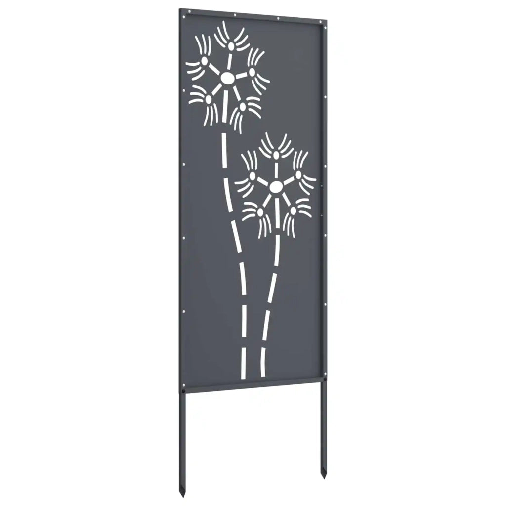 Schermo per privacy in giardino Traforo Antracite 50 x 140 cm 876282